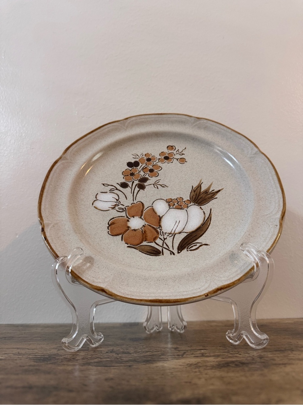 Vintage Baroque Autumn Fair Japan Stoneware Dinner Plate | Heartside - Picture 6 of 9